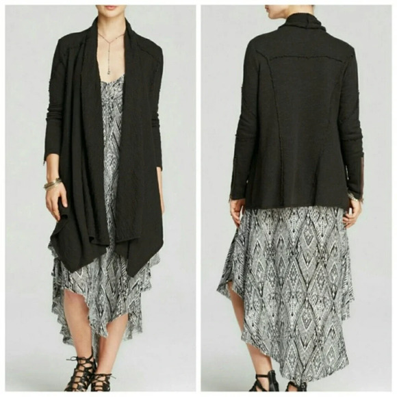 Free People In The Loop Open Front Women's Boho Cardigan - Picture 1 of 11